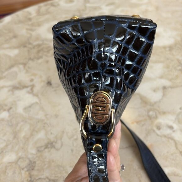 Vintage Due Fratelli Crocodile Leather Shoulder Bag Made in Canada - Picture 10 of 13